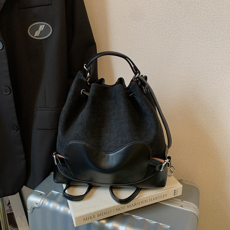 Wholesale PU Leather Drawstring shoulder bag